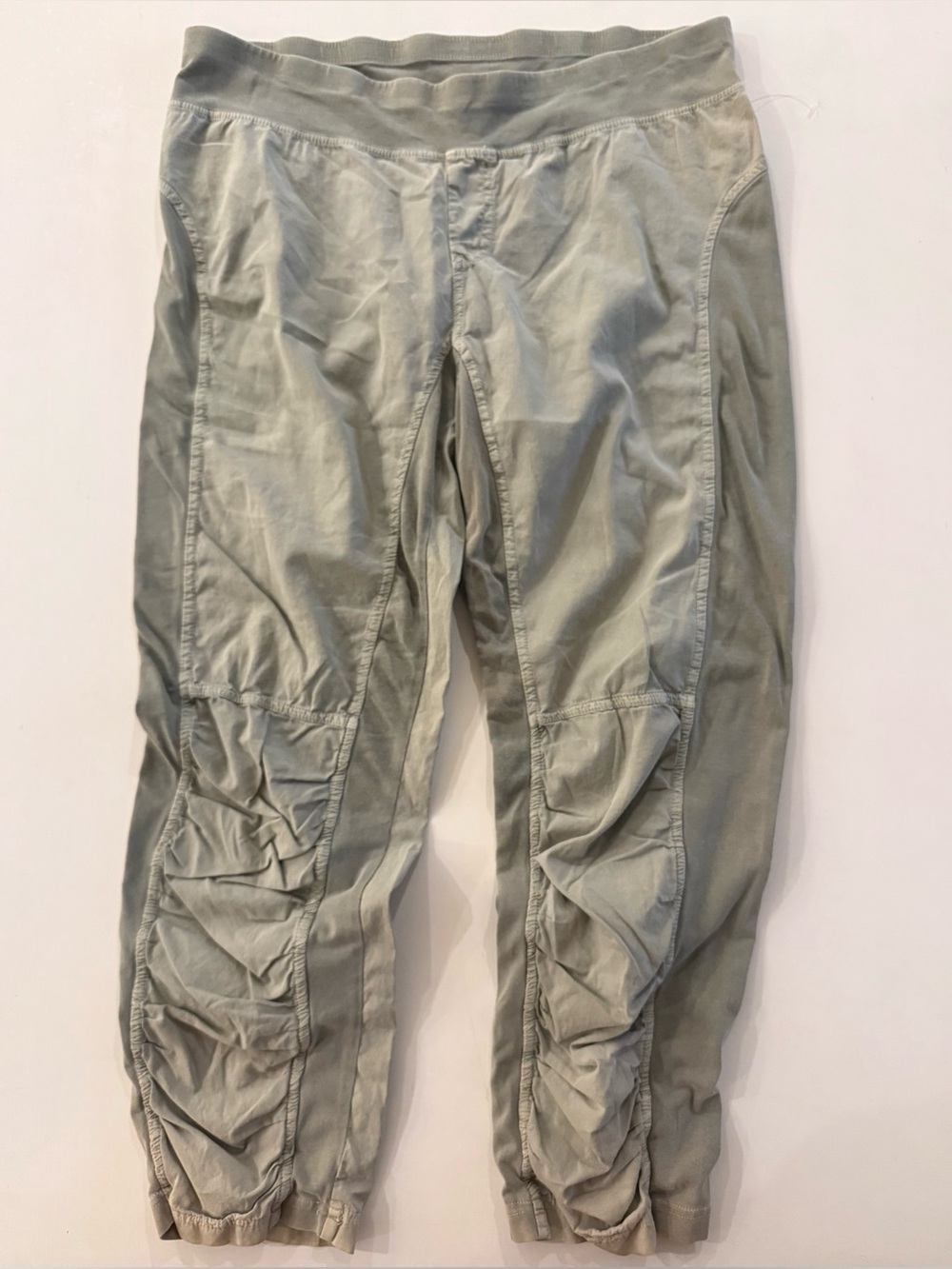 XCVI Wearables Lightweight pull on pants scrunch ruched utility Jogger Women's